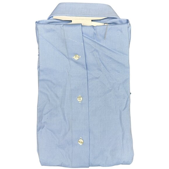 NWT Men's DAVID DONAHUE Royal Oxford Dress Shirt "Trim"-Fit | Size 15 | 32/33 - Picture 4 of 9